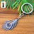 Peacock Feather Metal Keychain