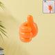 Orange Multifunctional Multi functional Hand Shape Wall Clip Hanger Keys Cable Holder