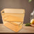 Luxury Transparent Ribbed Basket 