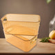 Luxury Transparent Ribbed Basket 