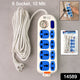8 socket Heavy Duty Power Extension Board (10 mtr. / 1 Pc)