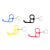 Dual Dock Handy Keyring Mobile Stand