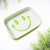 Portable Travel Home Box Cute Cartoons Smile Face Container Draining Holder Soap Dish ,Sabudani