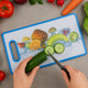 Large Rectangular Kitchen Board with Fruit Print