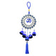 Spiritual Wind Chime with OM and Nazar Motif for Home