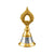 Brass and Steel Temple Ghanti (Pooja Bell) – Decorative Spiritual Accessory
