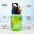Green Leak-Proof Portable Fruit Infuser Water Bottle Approx 600ML (1 Pc)