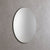 Modern Oval Frameless Mirror