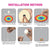 Portable Wiff Waff Rebound Table Tennis Trainer Set (1 Set)