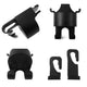 Car Headrest Backseat Organizer, 3 in 1 Automotive Cell Phone Drink cupholder Adapter with Headrest Hooks for Kids and Adults, Multifunctional Storage for Car Travel Accessories
