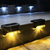 Outdoor LED Stair Step & Fence Lamp – Solar-Powered, Waterproof (Pack of 4)