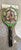 Green Rechargeable Electric Mosquito Killer Racket with Cable