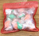 Shankh Shape Eraser Rubber (20 Pc / Mix Colour & Design)