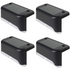 Outdoor LED Stair Step & Fence Lamp – Solar-Powered, Waterproof (Pack of 4)