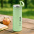 Water bottle 400ml leak proof, glass water bottle with daily water intake for gym and children, Nice Bottle (1 pc /Mix Color)