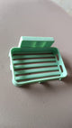 Multipurpose Wall-Mount Soap Dish with Self-Draining Slotted Base (1 Pc)