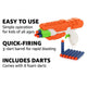 Z Master Toy Gun with Foam Bullets Compact Shooting Toy for Kids