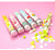 Portable Hand Washing Bath Flower Shape Paper Soap Strips In Test Tube Bottle