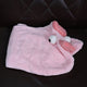 Soft Microfiber Cartoon Design Hair Drying Towel Wrap with Button Closure (1 Pc)
