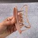 Plastic Hair Clamp Grip, Simple Matte Hair Barrette Clamp (12 Pc)