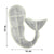 Mermaid Shape Plastic Storage Organizer Box (1 Pc)