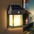 Outdoor Waterproof Solar Wall Lamp – 10 Lumen Warm Tungsten Filament (Pack Of 2)