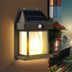 Outdoor Waterproof Solar Wall Lamp – 10 Lumen Warm Tungsten Filament (Pack Of 2)