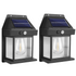 Outdoor Waterproof Solar Wall Lamp – 10 Lumen Warm Tungsten Filament (Pack Of 2)
