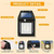 Outdoor Waterproof Solar Wall Lamp – 10 Lumen Warm Tungsten Filament (Pack Of 2)