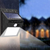 20-LED Solar Outdoor Wall Lamp with Motion Sensor ( Pack of 2)
