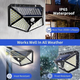 100 LED Solar Motion Sensor Light – Outdoor, Waterproof, Super Bright ( Pack of 2)