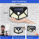 100 LED Solar Motion Sensor Light – Outdoor, Waterproof, Super Bright ( Pack of 2)
