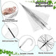 Premium Transparent Dome Umbrella with Curved Handle (1 Pc)
