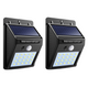 20-LED Solar Outdoor Wall Lamp with Motion Sensor ( Pack of 2)