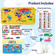 Aditi Mapster World Map EVA Foam Puzzle Set
