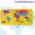 Aditi Mapster World Map EVA Foam Puzzle Set