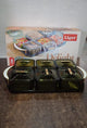 Liger Multipurpose Transparent Spice Jar Set with Tray and Lids 400ML Approx (6 Pc)