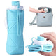 600ml Collapsible Silicone Water Bottle for Travel, Sports, Gym & Office (1 Pc)