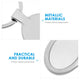 Durable Polished Oval Key Ring