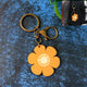 Flower Face Keychain with Cute Expression