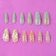 Reusable Press-On Artificial Nails with Adhesive Stickers (1 Pkt)