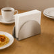 Stainless Steel Half-Moon Shaped Tissue Paper Napkin Holder Stand (1 Pc)
